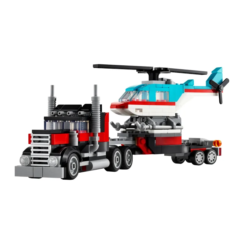 LEGO Truck met helikopter