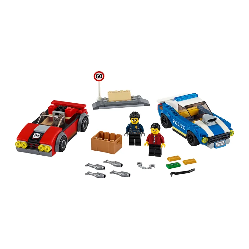 LEGO Politiearrest op de snelweg