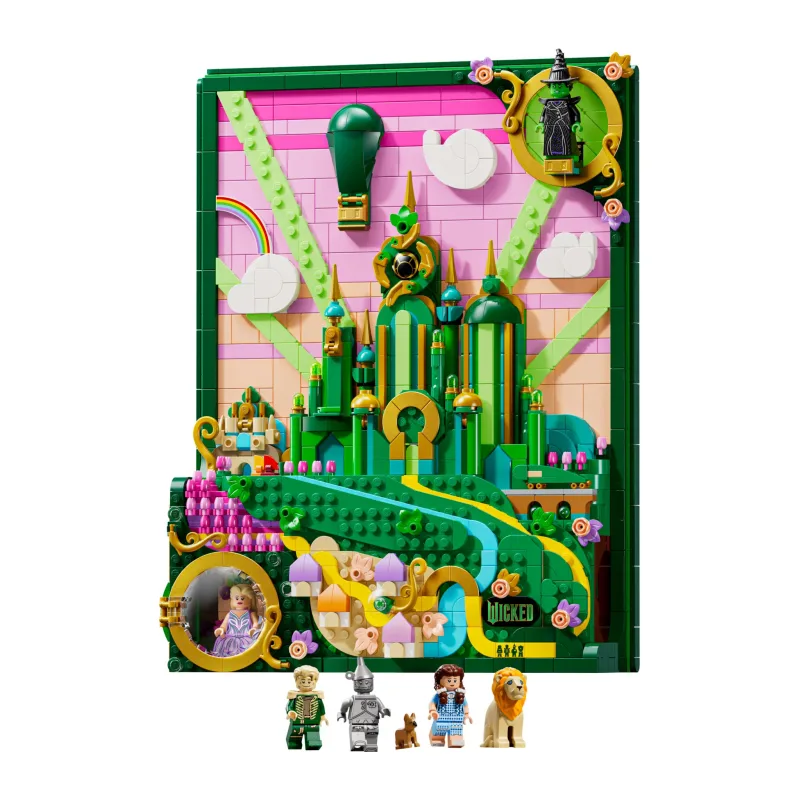 LEGO Emerald City muurkunst