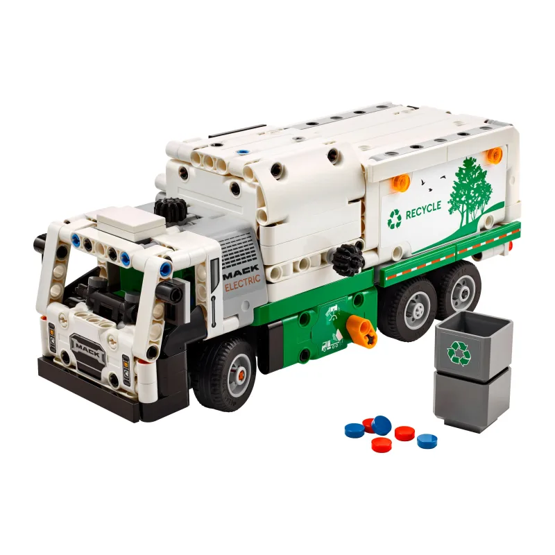 LEGO Mack LR Electric vuilniswagen