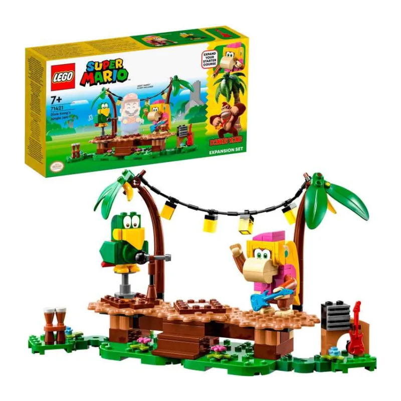 LEGO Super Mario - Uitbreidingsset: Dixie Kongs Jungleshow Constructiespeelgoed