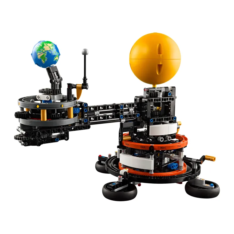LEGO De aarde en de maan in beweging