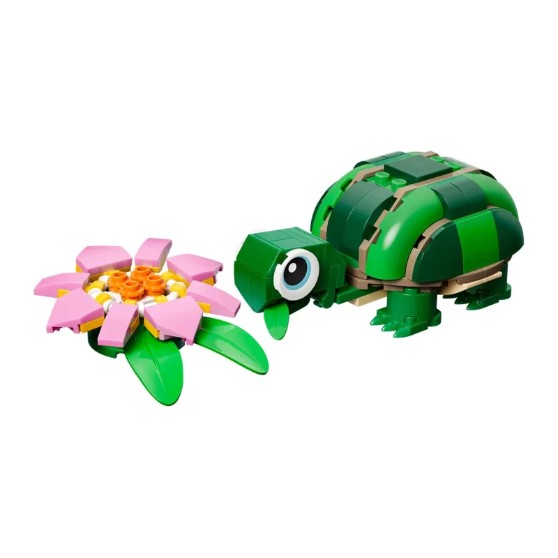 LEGO Schildpad met waterlelie
