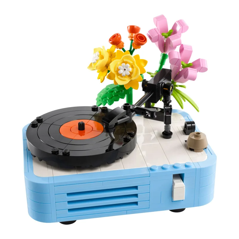 LEGO Platenspeler met bloemen