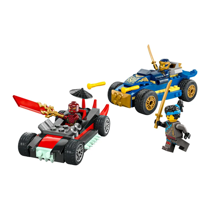 LEGO Rogue vs. Drix racewagenduel