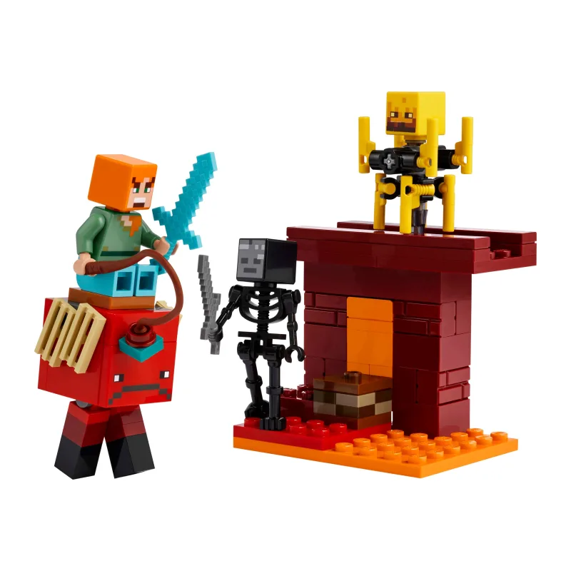 LEGO De lavastrijd in de Nether