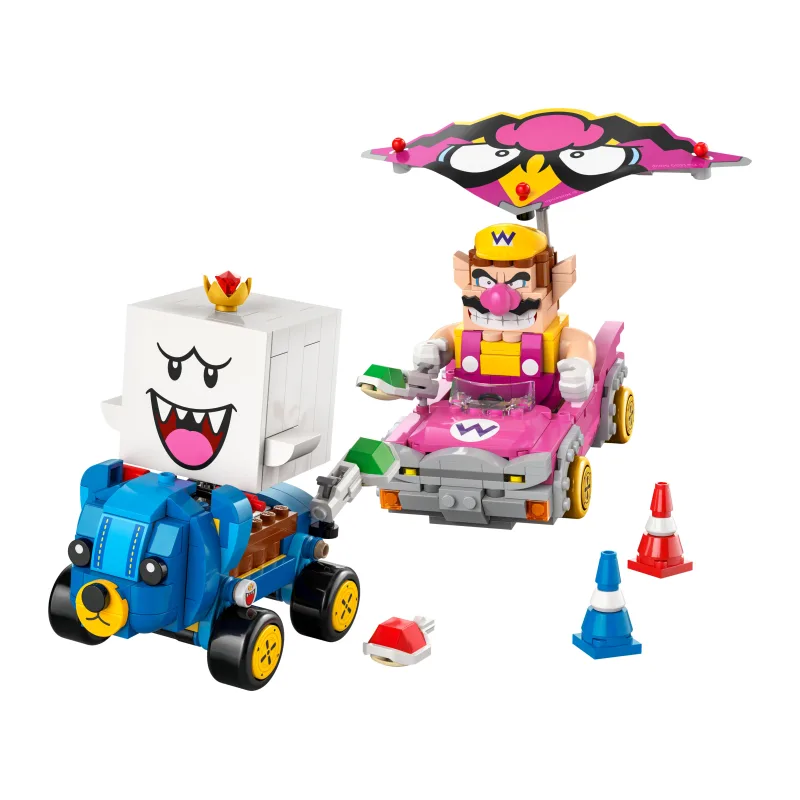LEGO Mario Kart - Wario en King Boo