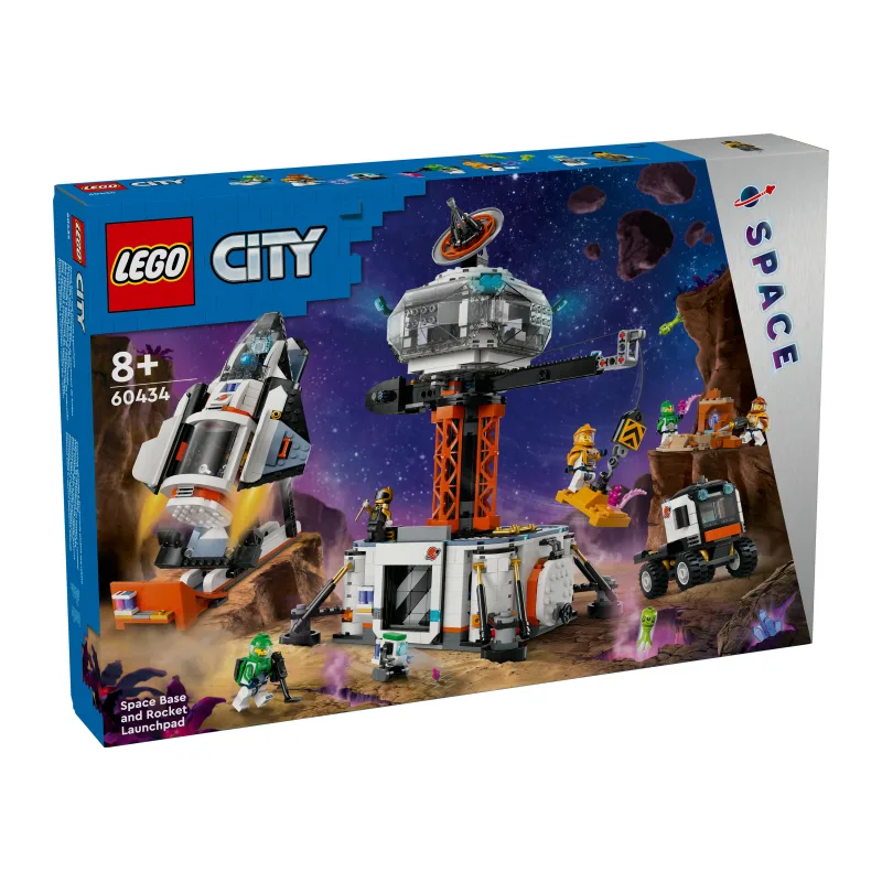 LEGO City 60434 ruimtebasis en raketlanceringsplatform