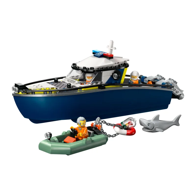 LEGO Achtervolging met politieboot