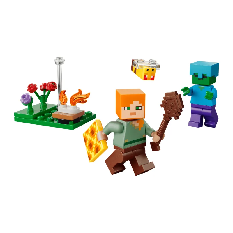 LEGO Minecraft 30732 Alex en de strijd bij het kampvuur