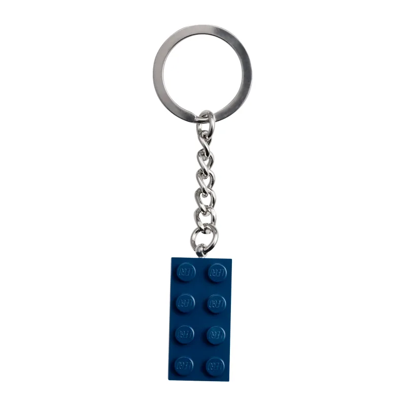 LEGO Oceaanblauwe 2x4 sleutelhanger