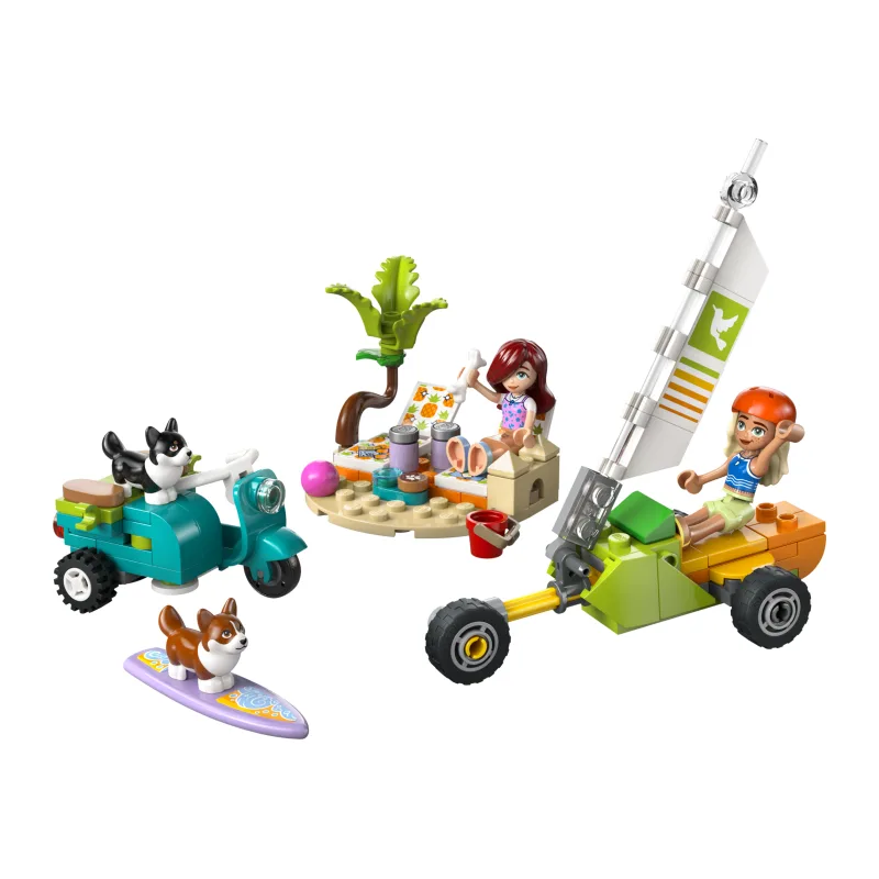 LEGO Surf- en scooterplezier met de honden