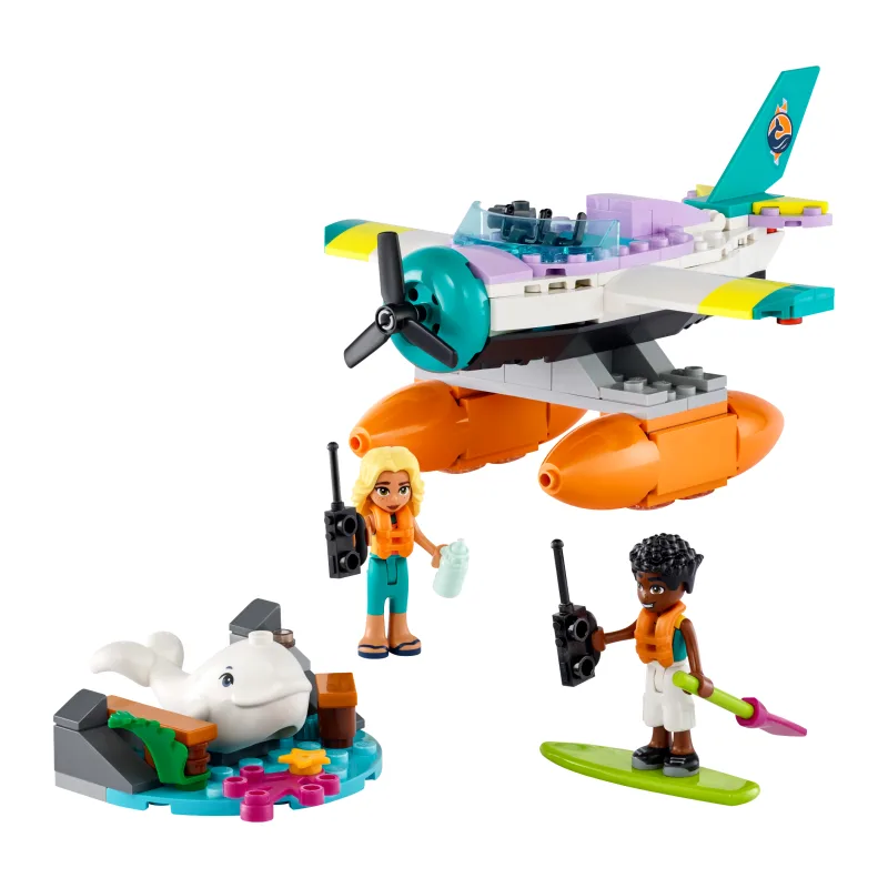 LEGO Reddingsvliegtuig op zee