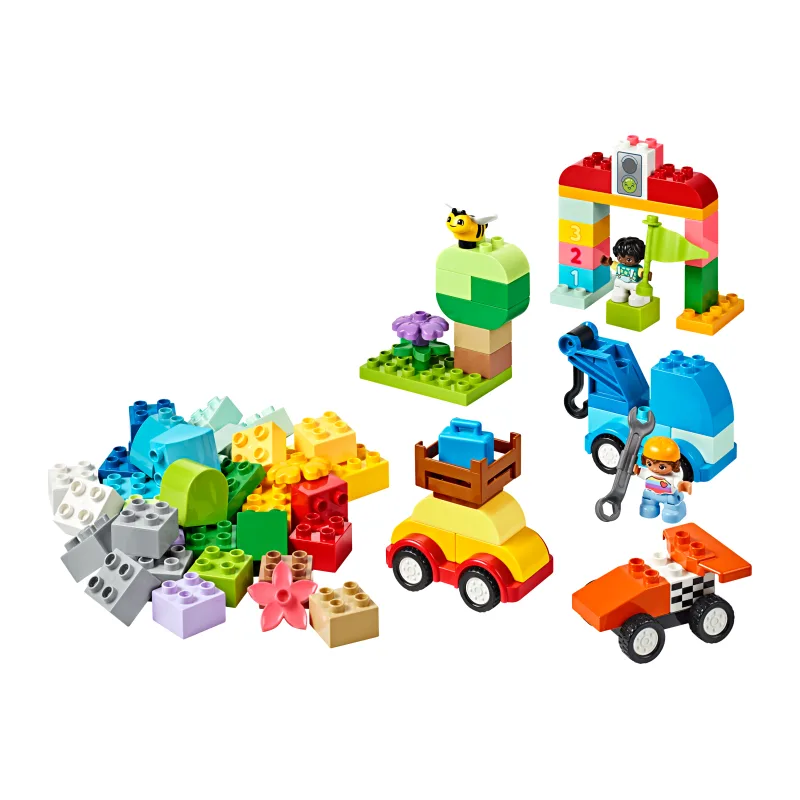 LEGO Auto's en vrachtwagens in opbergdoos