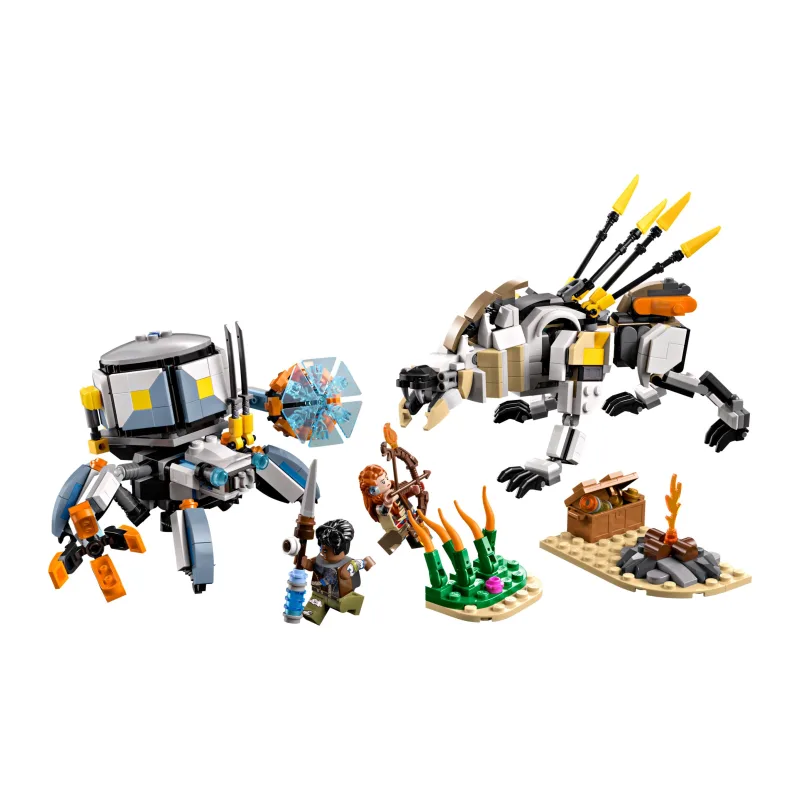 LEGO Aloy en Varl vs. Shell-Walker en Sawtooth