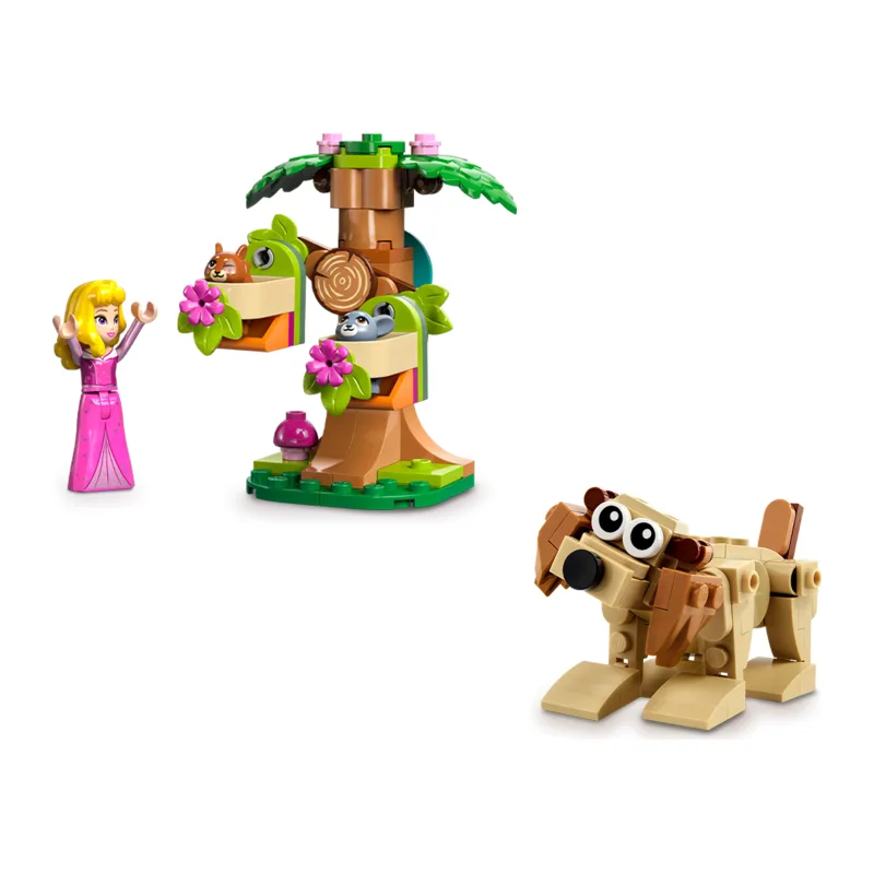 LEGO Cadeaudieren & Aurora's speelplek in het bos