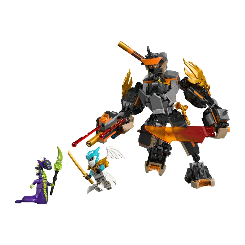 LEGO Cole's missiemecha en draak Zane