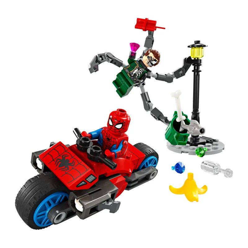 LEGO Motorachtervolging: Spider-Man vs. Doc Ock