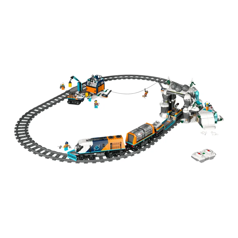 LEGO Onderzoekstrein op de Noordpool