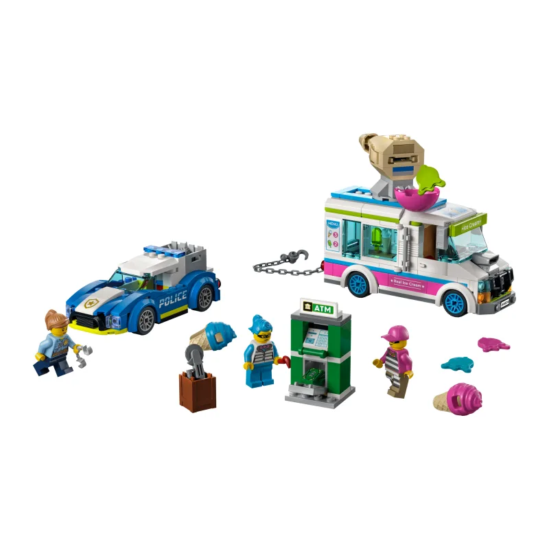 LEGO IJswagen politieachtervolging