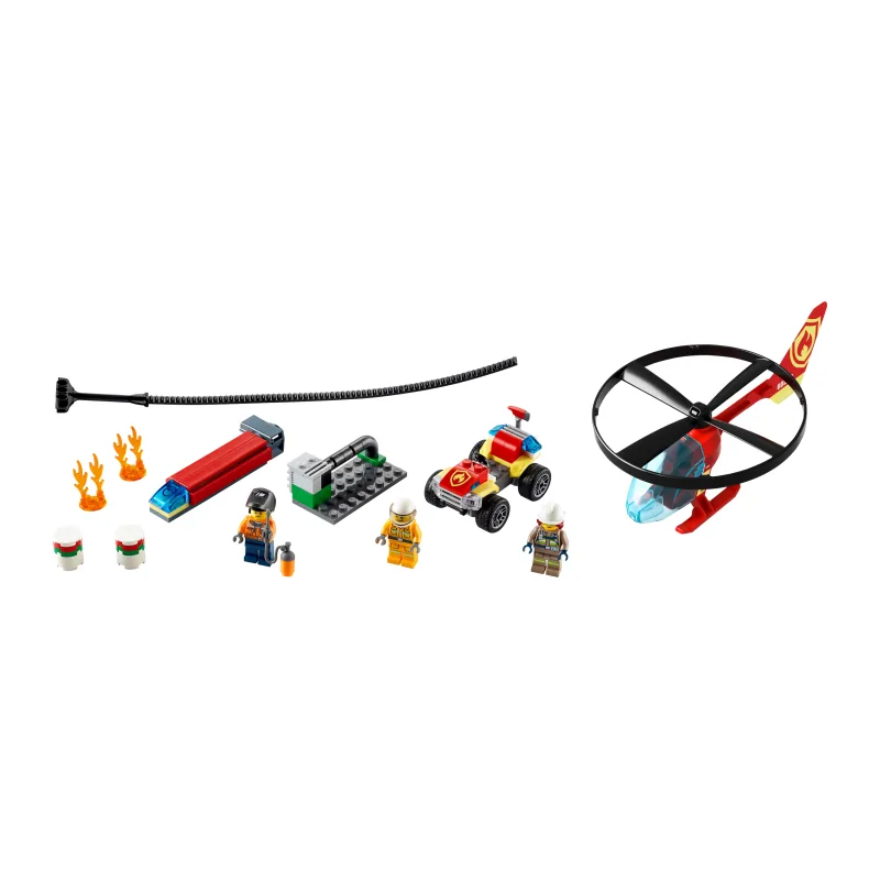 LEGO Brandweerhelikopter reddingsoperatie