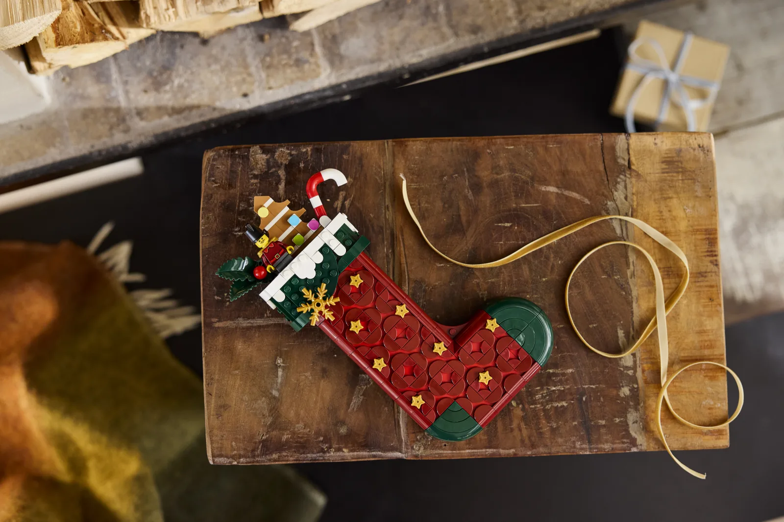Persfoto van LEGO Kerstsok