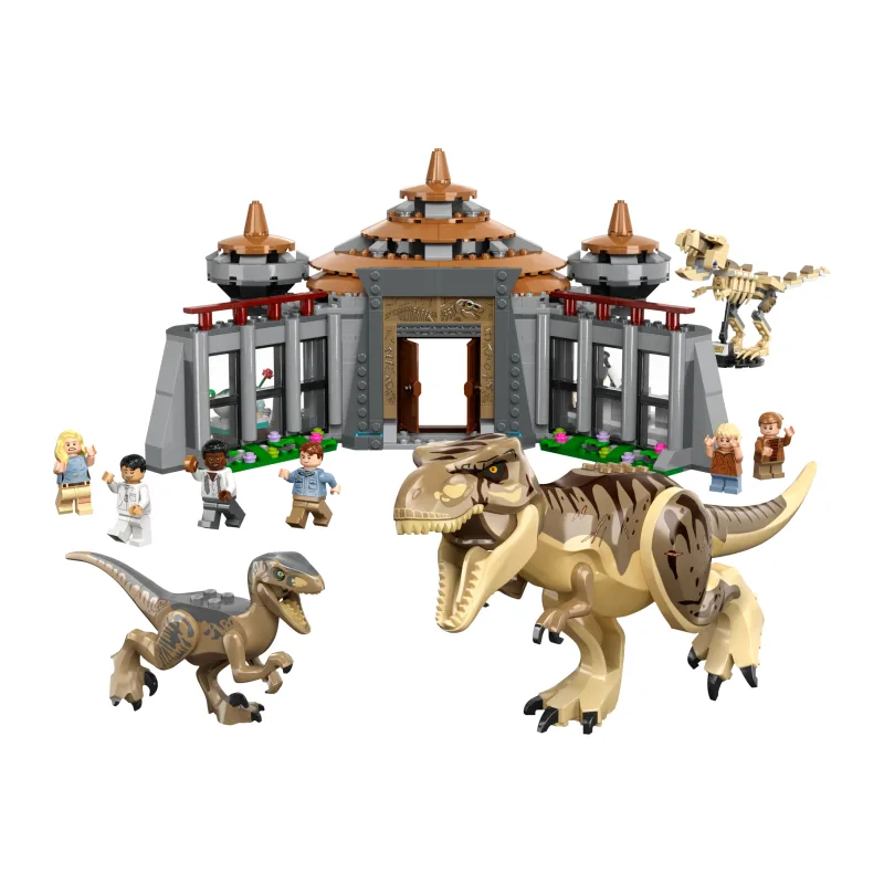 LEGO Bezoekerscentrum: T. rex & raptor aanval