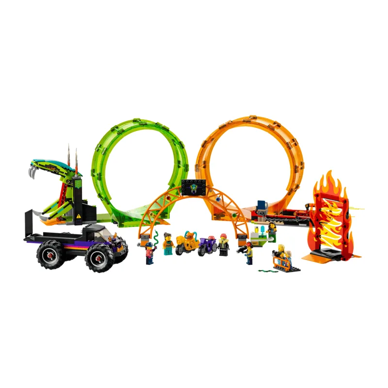 LEGO City 60339 Dubbele looping stuntarena