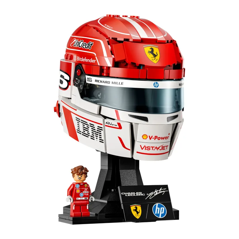 LEGO Scuderia Ferrari HP helm van Charles Leclerc