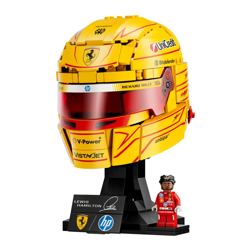 LEGO Scuderia Ferrari HP helm van Lewis Hamilton