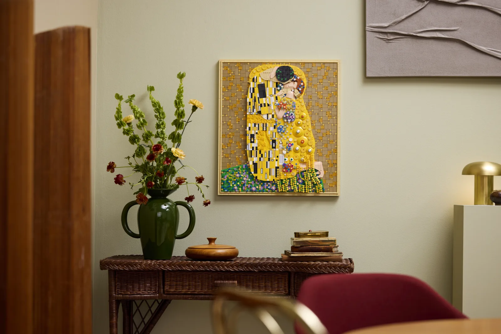 Persfoto van LEGO Gustav Klimt - De kus